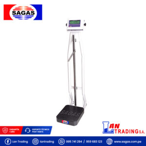 BALANZA PESA PERSONA DIGITAL CON TALLIMETRO SAGAS MOD: 2TS-30
