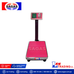BALANZA PLATAFORMA 150KG MOD:TCS-ZY DOBLE VISOR MARCA:SAGAS