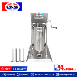 EMBUTIDORA DE CARNE ELECTRICA MARCA: SAGAS MODELO 15L