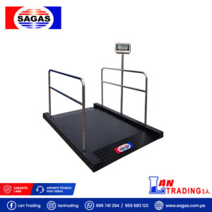 BALANZA PLATAFORMA PARA DISCAPACITADOS MARCA:SAGAS MOD:SR-BWS