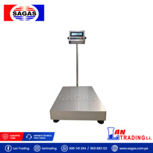 BALANZA DE PLATAFORMA CON INDICADOR DE ACERO INOX MOD: LTP9901