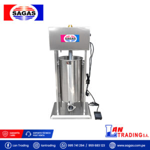 EMBUTIDORA ELECTRICA DE 15LT MODELO: SF-15 MARCA SAGAS